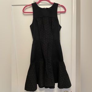 JCREW Collection Black Eyelet Dress
